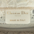 Christian Dior B Dior White Canvas Fabric Small D-Lace Embroidery Book Tote Italy