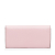 Fendi AB Fendi Pink Calf Leather Vitello Elite Century Hypnoteyes Continental Wallet Italy