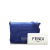 Fendi B Fendi Blue Nylon Fabric FF Lock Crossbody Italy