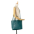 Prada B Prada Green Calf Leather Saffiano Lux Satchel Italy