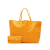 Goyard AB Goyard Yellow Coated Canvas Fabric Goyardine Saint Louis GM France