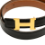 Hermès AB Hermès Black Calf Leather Constance Reversible Belt France