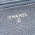 Chanel Blue Chevron Quilted Caviar Mademoiselle Wallet On Chain Italy