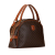 Celine B Celine Brown Coated Canvas Fabric Macadam Dome Handbag Italy