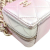 Chanel AB Chanel Pink with Silver Lambskin Leather Leather Mini Metallic Lambskin Coco Punk Cube Bag Italy