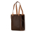 Celine B Celine Brown Coated Canvas Fabric Macadam Tote Italy