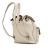 Gucci B Gucci White Ivory Calf Leather Bamboo Tassel Backpack Italy