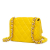 Chanel B Chanel Yellow Lambskin Leather Leather Small Quilted Lambskin Candy Chain Flap Italy