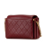 Chanel B Chanel Red Dark Red Calf Leather Small Quilted skin CC Envelope Flap Italy