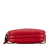 Gucci AB Gucci Red Calf Leather Mini GG Marmont Triple-Zip Crossbody Italy