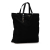 Prada B Prada Black Nylon Fabric Tessuto Tote Bag Italy