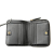 Fendi B Fendi Black Calf Leather F Is Fendi Zip Around Bifold Compact Wallet Italy