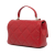 Chanel AB Chanel Red Lambskin Leather Leather Small Lambskin Easy Carry Flap Italy