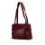 Chanel B Chanel Red Bordeaux Lambskin Leather Leather CC Lambskin Tote Italy