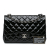 Chanel B Chanel Black Patent Leather Leather Jumbo Classic Patent Double Flap Italy