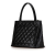 Chanel B Chanel Black Caviar Leather Leather Caviar Medallion Tote France