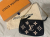 Louis Vuitton Mini Pochette Accessoires Bicolor Full-Set