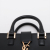 Saint Laurent Cabas Baby Leather 2-Ways Top-handle Bag Black