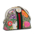 Gucci B Gucci Brown Beige with Multi Coated Canvas Fabric Small GG Supreme Flora Ophidia Dome Italy