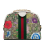 Gucci B Gucci Brown Beige with Multi Coated Canvas Fabric Small GG Supreme Flora Ophidia Dome Italy