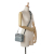 Christian Dior AB Dior Gray Coated Canvas Fabric CD Diamond Safari Bag with Strap Italy