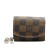 Louis Vuitton Silver Silver Bouton de Manchette Cufflinks And Damier Ebene Cufflinks Case France