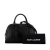 Saint Laurent B Saint Laurent Black Calf Leather Lock Baby Duffle Bag Italy