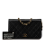 Chanel B Chanel Black Lambskin Leather Leather Quilted Lambskin CC Full Single Flap France