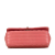 Chanel B Chanel Pink Calf Leather Mini Chevron skin Statement Flap France