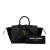 Saint Laurent AB Saint Laurent Black Calf Leather Baby Downtown Cabas Satchel Italy