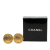 Chanel AB Chanel Gold Gold Plated Metal 31 Rue Cambon Round Clip On Earrings France