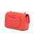 Chanel B Chanel Red Lambskin Leather Leather Mini Rectangular Classic Chevron Lambskin Single Flap France