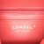 Chanel B Chanel Red Lambskin Leather Leather Mini Rectangular Classic Chevron Lambskin Single Flap France