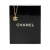 Chanel B Chanel Gold Gold Plated Metal CC Rhinestones Pendant Necklace France