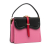 Prada AB Prada Pink with Multi Calf Leather Belle Satchel Italy