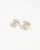 Chanel CC Rhinestones and Pearls Earrings