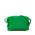 Bottega Veneta B Bottega Veneta Green Calf Leather Mini Nappa Intrecciato Loop Camera Bag Italy