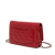 Chanel B Chanel Red Caviar Leather Leather Classic Caviar Wallet on Chain Italy