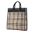 Burberry B Burberry Brown Beige Canvas Fabric House Check Tote United Kingdom