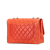 Chanel B Chanel Orange Lambskin Leather Leather Jumbo Classic Lambskin Single Flap Italy