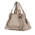 Chloé B Chloé Brown Beige Calf Leather Paraty Satchel Italy