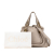 Chloé B Chloé Brown Beige Calf Leather Paraty Satchel Italy