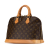 Louis Vuitton B Louis Vuitton Brown Monogram Canvas Canvas Monogram Alma PM France