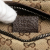 Gucci B Gucci Brown Beige Canvas Fabric GG Double Pocket Belt Bag Italy