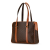 Celine B Celine Brown Coated Canvas Fabric Macadam Shoulder Bag Italy