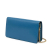 Prada B Prada Blue Calf Leather Vitello Move Wallet On Chain Italy