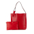 Loewe B LOEWE Red Calf Leather Asymmetric Tote Spain