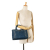 Prada B Prada Blue Navy Denim Fabric Canapa Bijoux Satchel Italy