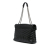 Saint Laurent AB Saint Laurent Black Calf Leather Medium Matelasse LouLou Shoulder Bag Italy