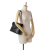 Saint Laurent AB Saint Laurent Black Calf Leather Medium Matelasse LouLou Shoulder Bag Italy